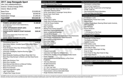 More photos of 2017 Jeep Renegade Sport at Don Wood Chrysler Dodge Jeep Ram, OH