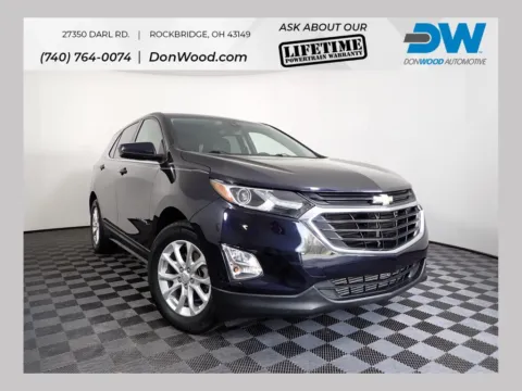 Blue 2020 Chevrolet Equinox LT for sale in Rockbridge, OH