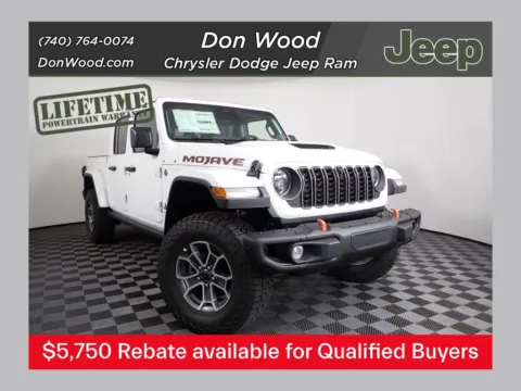 White 2026 Jeep Gladiator Mojave for sale in Rockbridge, OH