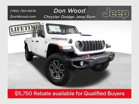 White 2026 Jeep Gladiator Mojave for sale in Rockbridge, OH