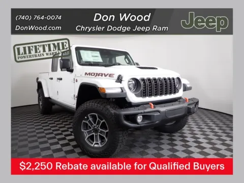 White 2026 Jeep Gladiator Mojave for sale in Rockbridge, OH