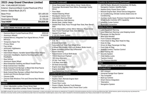 More photos of 2023 Jeep Grand Cherokee Limited at Don Wood Chrysler Dodge Jeep Ram, OH