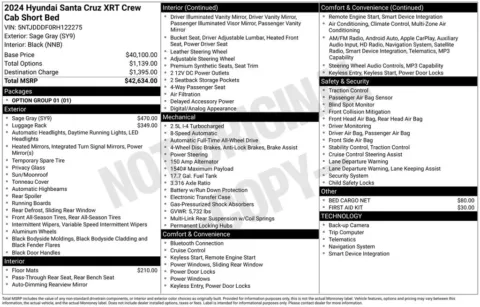 More photos of 2024 Hyundai Santa Cruz XRT at Don Wood Chrysler Dodge Jeep Ram, OH