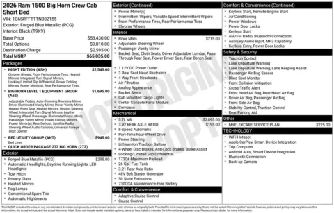 Another view of 2026 Ram 1500 Big Horn/Lone Star for sale in Rockbridge, OH at Don Wood Chrysler Dodge Jeep Ram