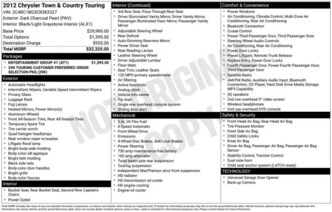 Another view of 2012 Chrysler Town & Country Touring for sale in Rockbridge, OH at Don Wood Chrysler Dodge Jeep Ram