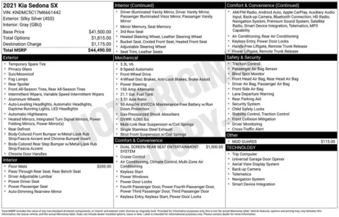 More photos of 2021 Kia Sedona SX at Don Wood Chrysler Dodge Jeep Ram, OH