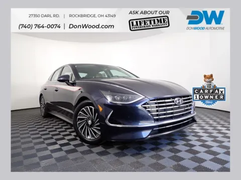 Blue 2020 Hyundai Sonata Hybrid Limited for sale in Rockbridge, OH