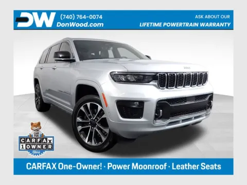Silver 2023 Jeep Grand Cherokee L Overland for sale in Rockbridge, OH