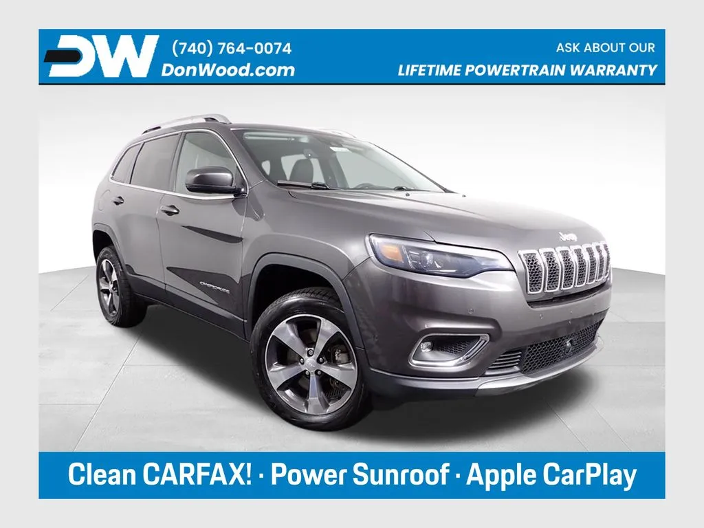 Gray 2019 Jeep Cherokee Limited for sale in Rockbridge, OH