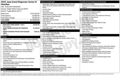 More photos of 2025 Jeep Grand Wagoneer Series III at Don Wood Chrysler Dodge Jeep Ram, OH