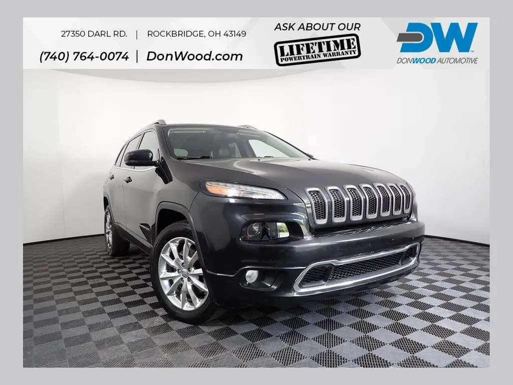 Black 2014 Jeep Cherokee Limited for sale in Rockbridge, OH