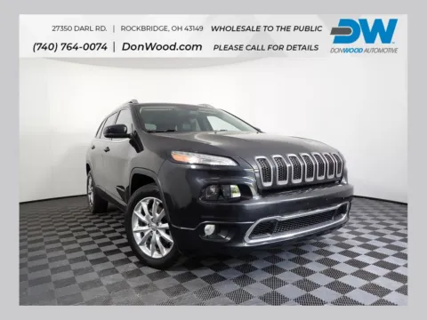 Black 2014 Jeep Cherokee Limited for sale in Rockbridge, OH