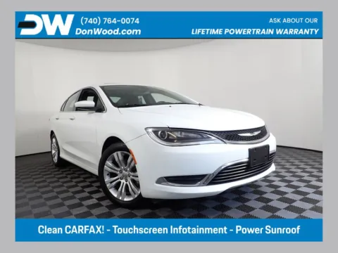 White 2015 Chrysler 200 Limited for sale in Rockbridge, OH