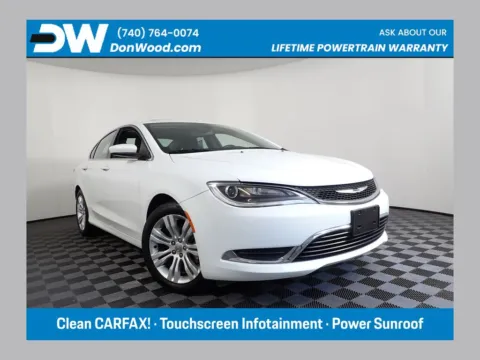White 2015 Chrysler 200 Limited for sale in Rockbridge, OH