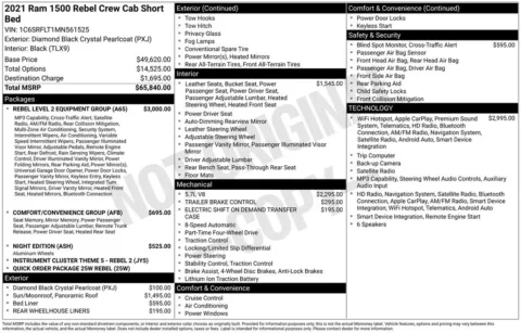 More photos of 2021 Ram 1500 Rebel at Don Wood Chrysler Dodge Jeep Ram, OH