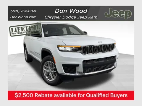 White 2026 Jeep Grand Cherokee L Laredo for sale in Rockbridge, OH