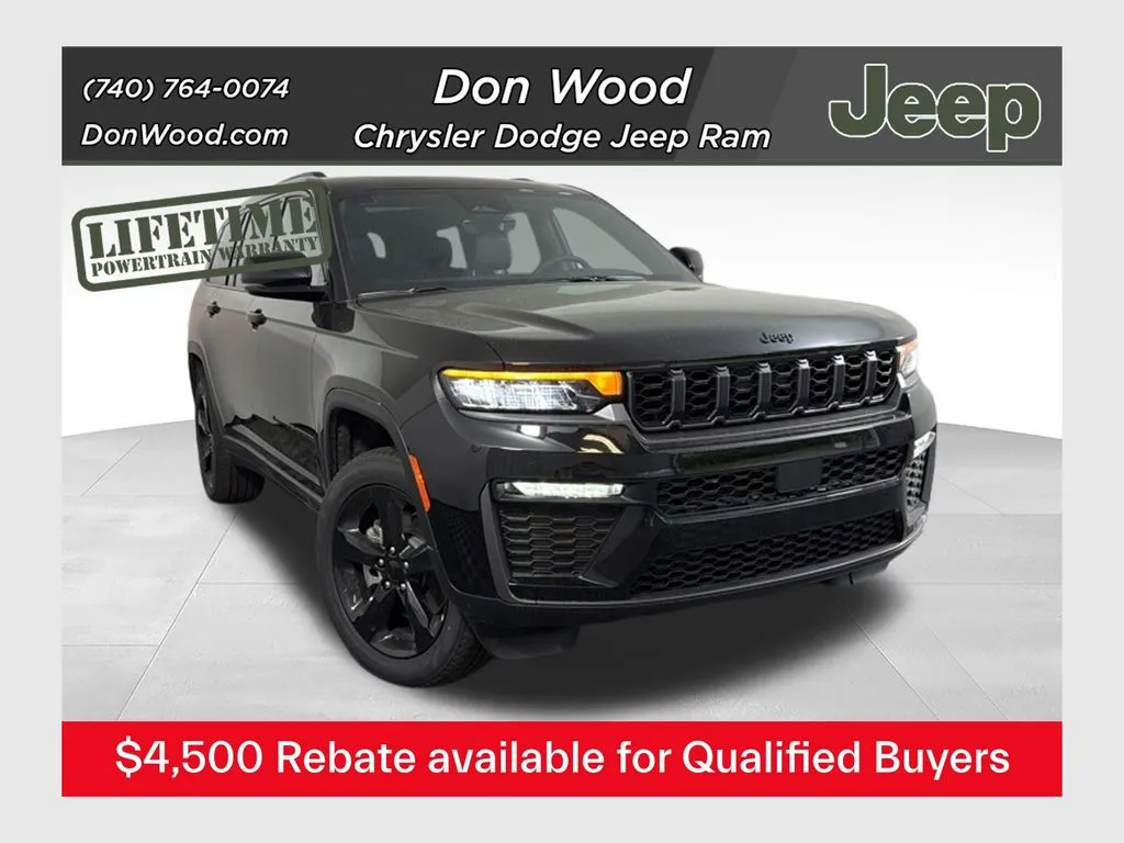 Black 2026 Jeep Grand Cherokee L Limited for sale in Rockbridge, OH