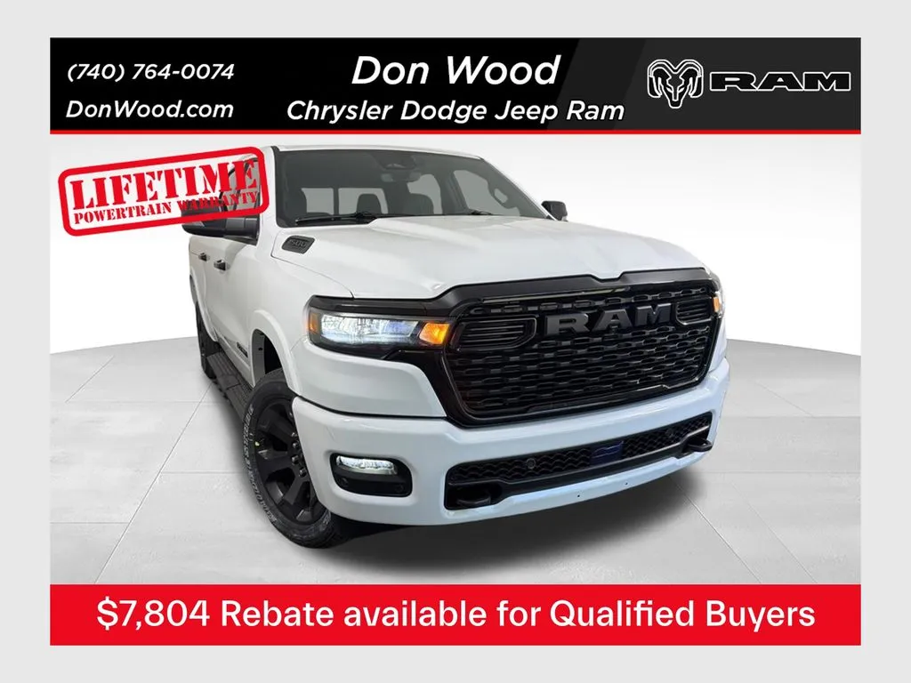 White 2026 Ram 1500 Big Horn/Lone Star for sale in Rockbridge, OH