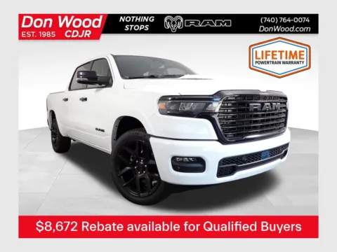 White 2026 Ram 1500 Laramie for sale in Rockbridge, OH