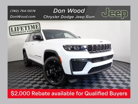 White 2026 Jeep Grand Cherokee Limited for sale in Rockbridge, OH
