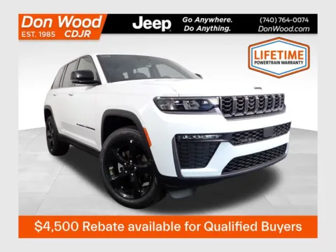 White 2026 Jeep Grand Cherokee Limited for sale in Rockbridge, OH