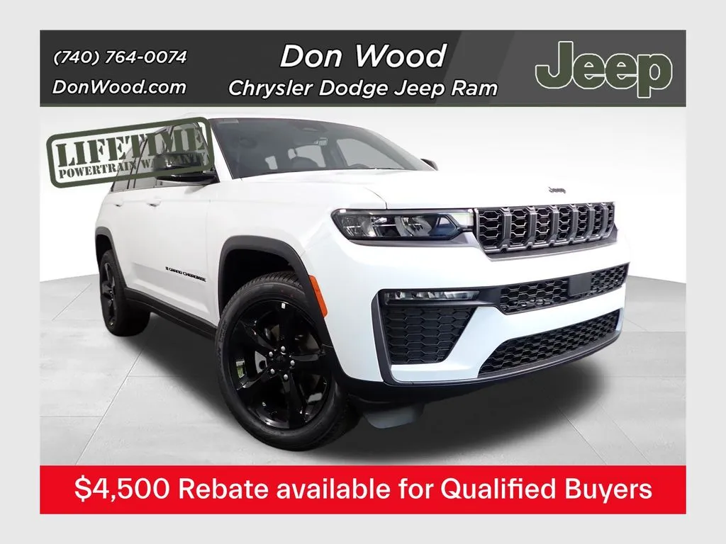 White 2026 Jeep Grand Cherokee Limited for sale in Rockbridge, OH