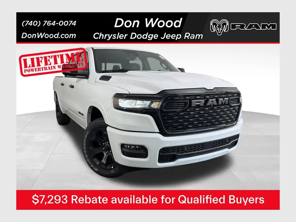 White 2026 Ram 1500 Big Horn/Lone Star for sale in Rockbridge, OH
