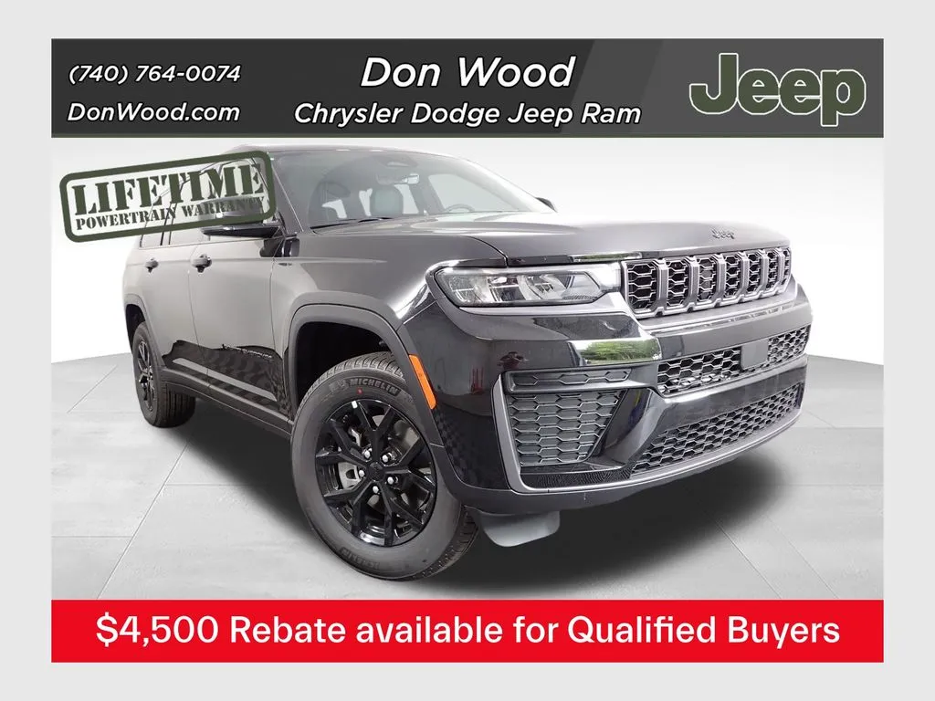 Black 2026 Jeep Grand Cherokee L Laredo for sale in Rockbridge, OH
