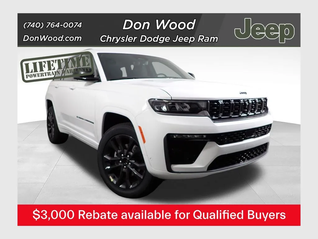 White 2026 Jeep Grand Cherokee Limited Reserve for sale in Rockbridge, OH