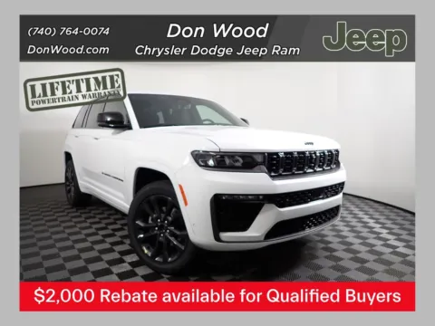 White 2026 Jeep Grand Cherokee Limited Reserve for sale in Rockbridge, OH