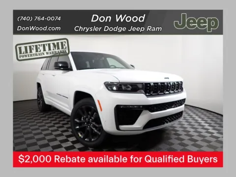 White 2026 Jeep Grand Cherokee Limited Reserve for sale in Rockbridge, OH