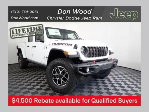 White 2026 Jeep Gladiator Rubicon X for sale in Rockbridge, OH