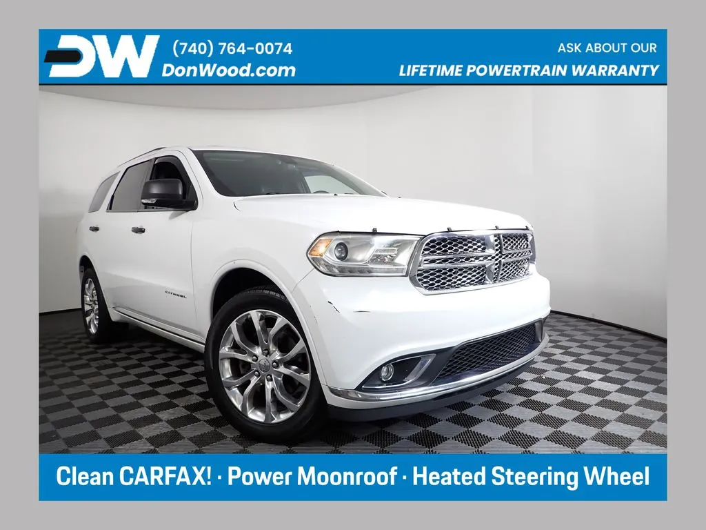 White 2016 Dodge Durango Citadel for sale in Rockbridge, OH