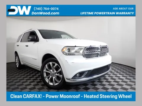 White 2016 Dodge Durango Citadel for sale in Rockbridge, OH