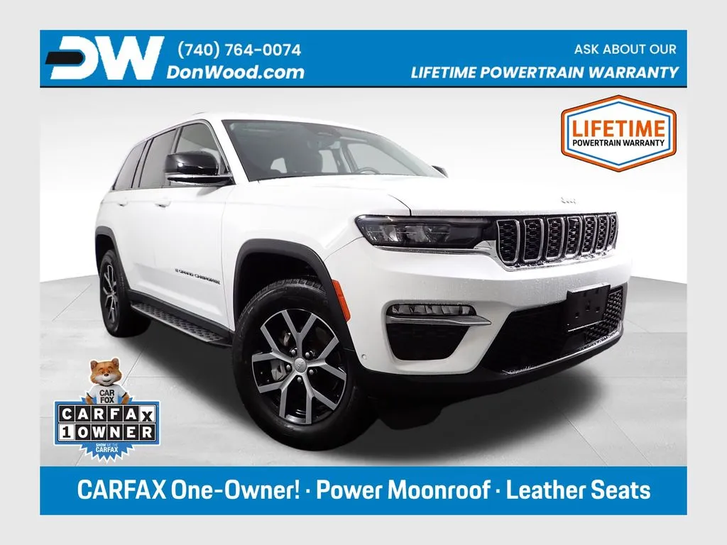 White 2023 Jeep Grand Cherokee Limited for sale in Rockbridge, OH