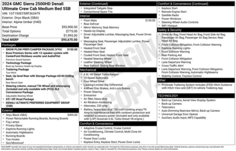 More photos of 2024 GMC Sierra 2500HD Denali Ultimate at Don Wood Chrysler Dodge Jeep Ram, OH