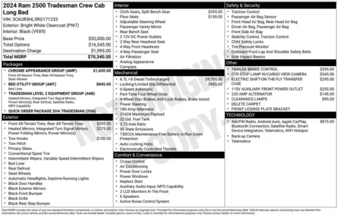 More photos of 2024 Ram 2500 Tradesman at Don Wood Chrysler Dodge Jeep Ram, OH