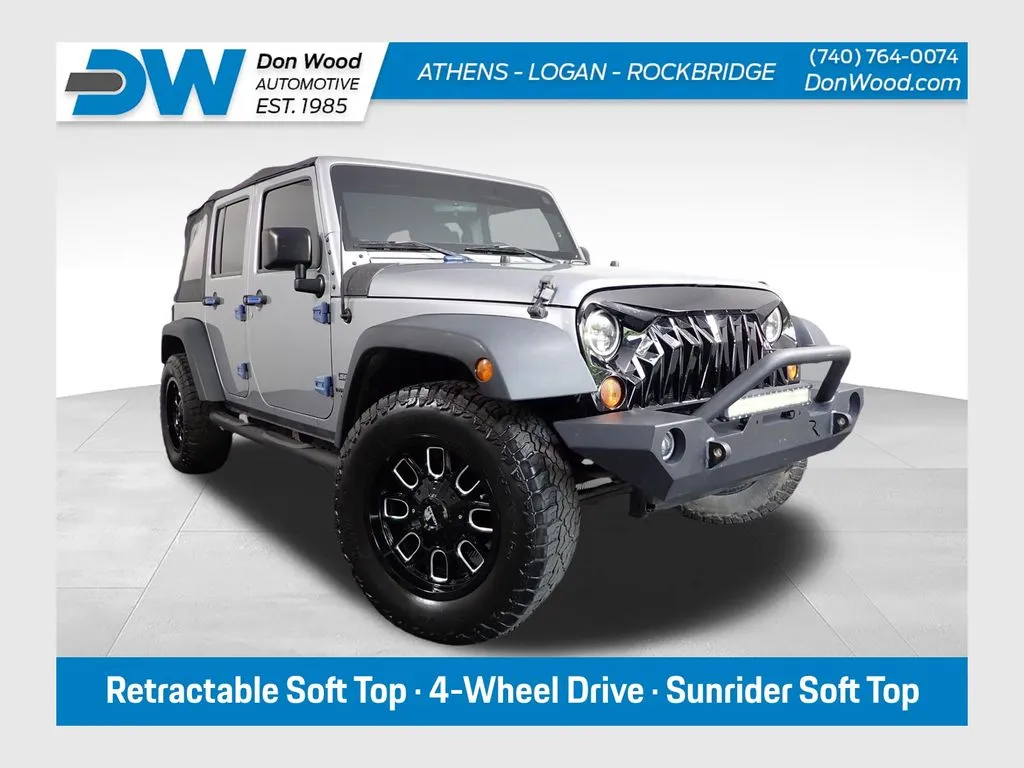 Silver 2016 Jeep Wrangler Unlimited Sport for sale in Rockbridge, OH