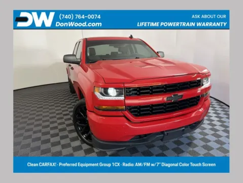 Red 2018 Chevrolet Silverado 1500 Custom for sale in Rockbridge, OH