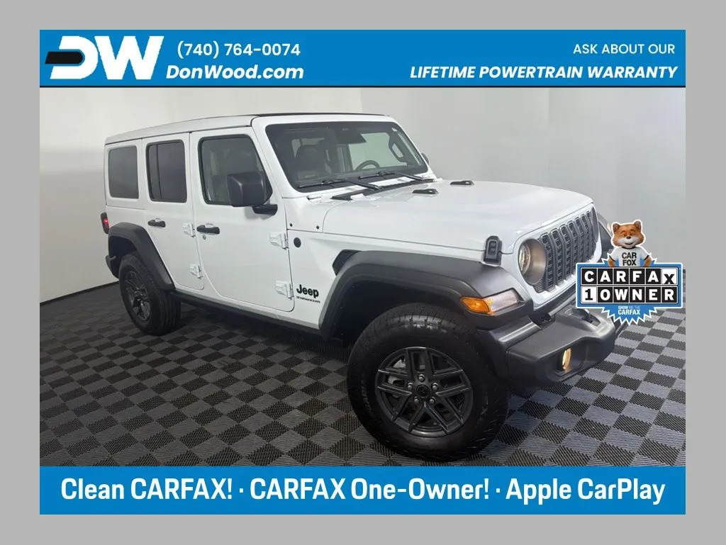 White 2025 Jeep Wrangler Sport S for sale in Rockbridge, OH