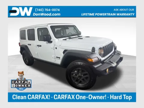 White 2025 Jeep Wrangler Sport S for sale in Rockbridge, OH