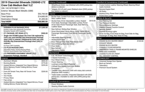 More photos of 2019 Chevrolet Silverado 2500HD LTZ at Don Wood Chrysler Dodge Jeep Ram, OH