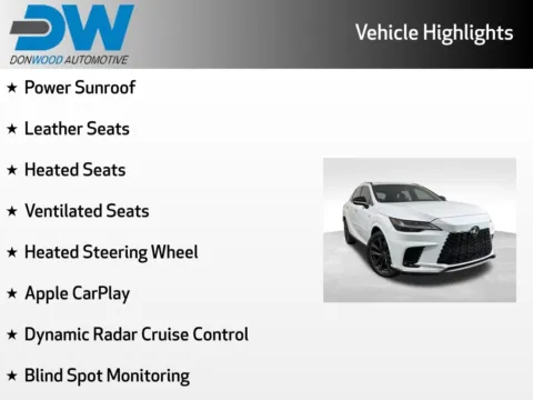 Another view of 2024 Lexus RX 350 F Sport Handling for sale in Rockbridge, OH at Don Wood Chrysler Dodge Jeep Ram