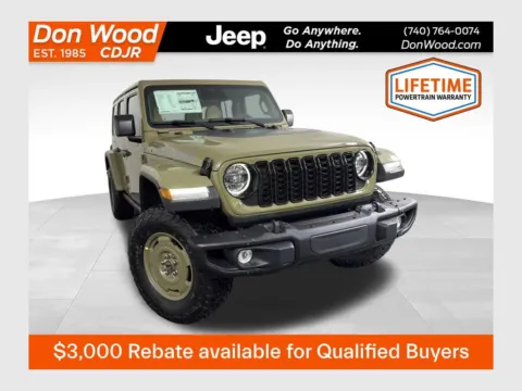 Green 2026 Jeep Wrangler Willys 41 for sale in Rockbridge, OH