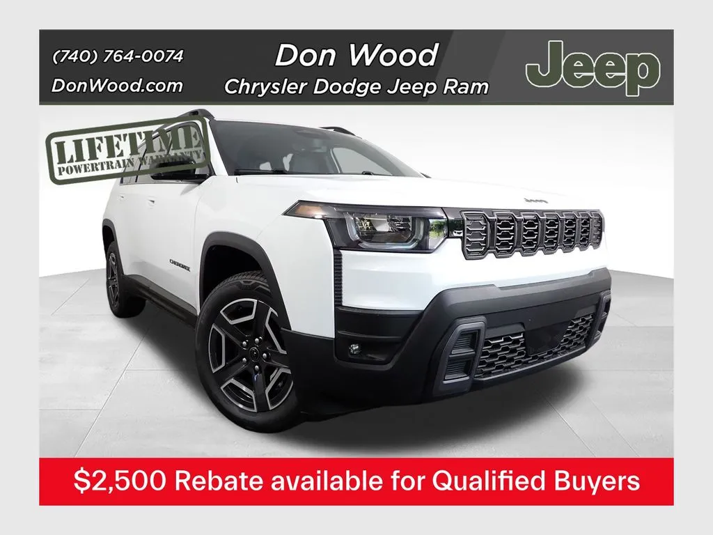 White 2026 Jeep Cherokee Limited for sale in Rockbridge, OH