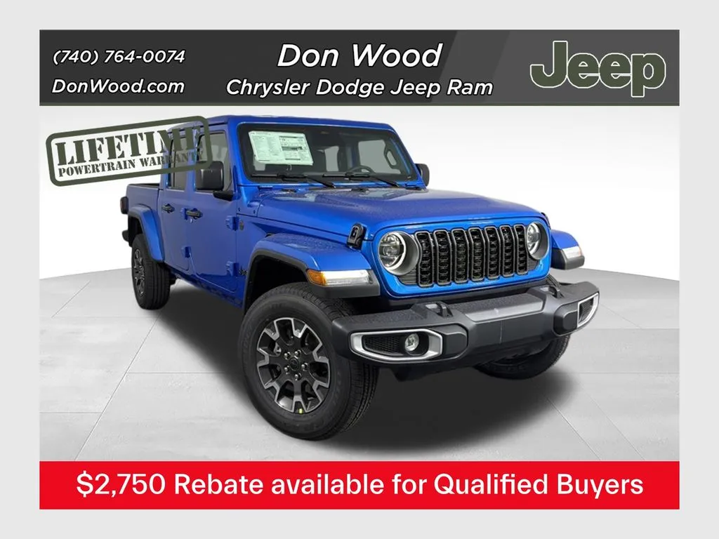 Blue 2026 Jeep Gladiator Sahara for sale in Rockbridge, OH