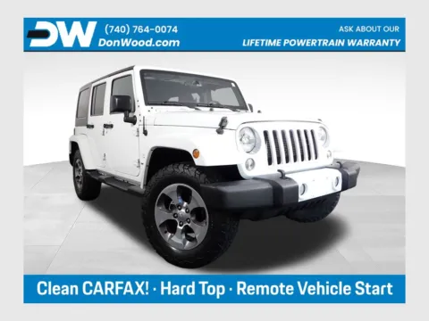 White 2016 Jeep Wrangler Unlimited Sahara for sale in Rockbridge, OH