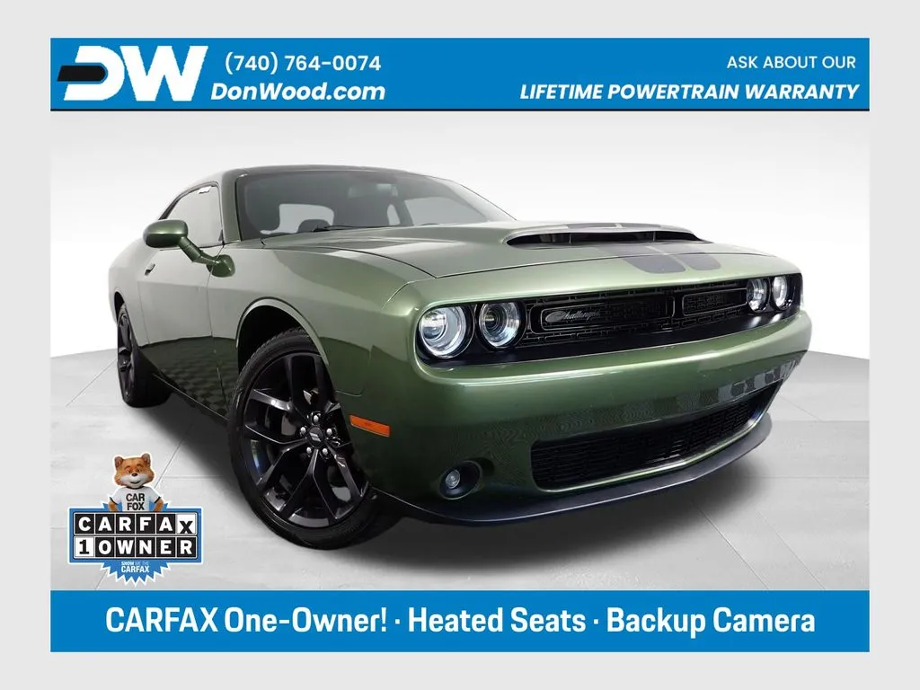 Green 2021 Dodge Challenger SXT for sale in Rockbridge, OH