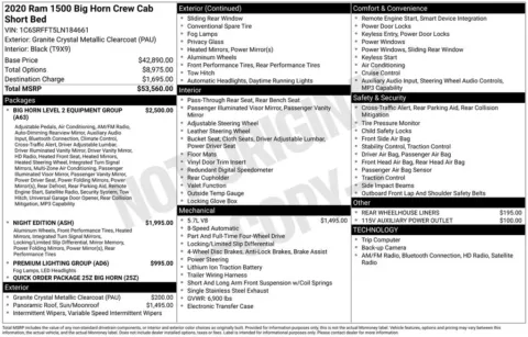Another view of 2020 Ram 1500 Big Horn/Lone Star for sale in Rockbridge, OH at Don Wood Chrysler Dodge Jeep Ram