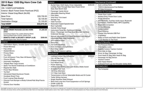 More photos of 2015 Ram 1500 Big Horn at Don Wood Chrysler Dodge Jeep Ram, OH